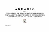 Centros de Arte, Cultura y Turismo...ANUARIO CONSORCIO DE SEGURIDAD, EMERGENCIA, SALVAMENTO, PREVENCIÓN Y EXTINCIÓN DE INCENDIOS DE LA ISLA DE LANZAROTE 2012 …
