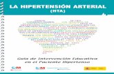 LA HIPERTENSIÓN ARTERIALclinicasacrum.com/wp-content/uploads/2013/01/guia-hipertension.pdf · tipo de enfermedad cardiovascular (infarto agudo de miocardio, angina de pecho, infarto