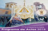 Programa de Actos 2018 - Diario de Alicante€¦ · PRESENTACION CARGOS FESTEROS Y PREGÓN MOROS Y CRISTIANOS Pregonera Infantil: ... Actuación del Grupo de Danzas Delicias de Murcia,