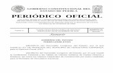 GOBIERNO CONSTITUCIONAL DEL ESTADO DE PUEBLA … · 2017-02-10 · 2 (Vigésima Quinta Sección) Periódico Oficial del Estado de Puebla Miércoles 28 de diciembre de 2016 GOBIERNO