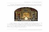 Restauración: “La Sagrada ... - Ayuntamiento de Elche · Espíritu Santo, representado en forma de Paloma, con una aureola de luz. La Virgen se halla sentada sobre un cojín y