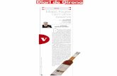 Revista de Prensa - Girovi · 2016-05-02 · postres de músic. Presentació amb ampolla allargada i etique- ta informativa. El celler elaborador: Marià Pagès, ubicat a Capmany,