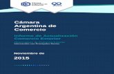 Cámara Argentina de Comercioapp.dyncontact.com.ar/data/mimgs/24_IACE - Noviembre de 2015.pdf · negativa de Combustibles y lubricantes, de 76%. El déficit energético totalizó