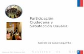MINISTERIO DE SALUD...2017/03/09  · Gobierno de Chile / Ministerio de Salud Marco Referencial y Objetivos Ley Nº 20.500 Institucionaliza la Participación Ciudadana en el País.