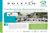 Conferencia Iberoamericana de Ministros de Cultura · conferencia que marcó un hito en la historia de ... como realizar un taller de forma-ción a promotores de lectura en firman