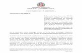 República Dominicana TRIBUNAL CONSTITUCIONAL EN … · Contencioso Administrativo y Contencioso Tributario de la Suprema Corte de Justicia el diecinueve (19) de enero de dos mil