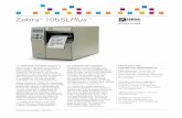 Zebra Plus - barcodehonduras.combarcodehonduras.com/wp-content/.../2016/11/105SLPlus-Especificaciones.pdf · Zebra® 105SLPlus™ La 105SLPlus de Zebra ofrece un servicio de impresión