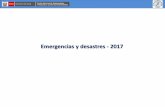 Emergencias y desastres - 2017 - Direción General de Epidemiología · 2017-05-02 · Brotes de dengue en distritos de Piura, años 2016 – 2017 (hasta la SE 16*) Casos de dengue