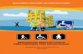 Adecuación Arquitectónica para Personas con Discapacidad · el trato adecuado y preferente que se le debe brindar a las personas con discapacidad. Esperamos que estas normas se