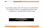 Certificado de Profesionalidad Confección y publicación de ... · 2.3.3.Etiquetas y propiedades para la inserción de audio. 2.3.4.Etiquetas y propiedades para la inserción de