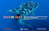30X30 GUÍA PARA LA PROTECCIÓN DE LOS OCÉANOS · cubrir miles de kilómetros cuadrados y son fácilmente visibles desde el espacio, nutren las redes alimenticias oceánicas. El