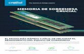 MEMORIA DE SOBREMESA CRUCIAL · Como marca Micron, uno de los mayores fabricantes de memorias del mundo, la memoria del equipo de sobremesa de Crucial es el estándar para un rendimiento