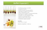 Buffet Especial 1 - Mesquebo · 1 Mini tarta ( sacher,massini o selva negra 2 Hojaldritos de frutas Precio unitario 15,65 ...