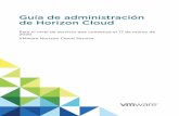 Guía de administración de Horizon Cloud - VMware Horizon ......Administración de su entorno de tenant de Horizon Cloud y el conjunto de pods incorporados 9 1 ... Configurar un pod