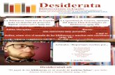 Desideratadesiderataonline.com/wp-content/uploads/2019/01/Desiderata-11.pdf · Publicidad ¿Quieres trabajar de Técnico Auxiliar de Biblioteca en la Universidad de Sevilla? NUNCA