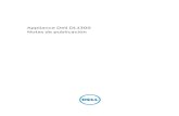 Appliance Dell DL1300 Notas de publicación · Backup (Copia de seguridad del appliance) ... (los proveedores autorizados son Microsoft Azure, Amazon S3, OpenStack y RackSpace) lo