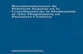 Recomendaciones de Prácticas Seguras en la Conciliación de ... · II. Prácticas seguras de conciliación de la medicación 29. Referencias . 36. Anexos: 1. Publicaciones seleccionadas