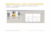 MANUAL de usuario - Bioreactor Programa de Control de... · 2016-06-27 · bioreactores MINIFOR en cultivos paralelos. Figura 8 Ventana del fermentador en FNet . FNet Programa de