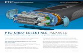CREO ESSENTIALS PACKAGES - NxRev · ® CREO ® ESSENTIALS PACKAGES Powerful 3D CAD solutions optimized for your product development tasks Product design firms and manufacturing companies