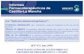 Presentación de PowerPoint - Castilla-La Mancha...En 2018, el BMJ ha publicado un estudio de la efectividad y seguridad de varios ACOD (dabigatran, rivaroxaban y apixaban) en la población