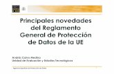 Andrés Calvo Medina Unidad de Evaluación y …tic.crue.org/wp-content/uploads/2017/05/Principales...Agencia Española de Protección de Datos 16 Sanciones •Sanciones deberán ser