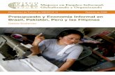 Presupuesto y Economía Informal en Brasil, Pakistán, Perú y las … · 2012-08-23 · Fotografía en portada: Leslie Tuttle ... Maria Corazon Tan y Maria Antonette Montemayor en