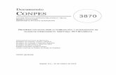 Documento CONPES 3870 - ACM€¦ · Mauricio Cárdenas Santamaría Ministro de Hacienda y Crédito Público ... Resumen ejecutivo Este documento somete a consideración del CONPES,