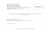 Documento CONPES 3867 - ACM€¦ · Bogotá, D.C., 23 de septiembre de 2016 3867 . 2 CONSEJO NACIONAL DE POLÍTICA ECONÓMICA Y SOCIAL CONPES Juan Manuel Santos Calderón Presidente