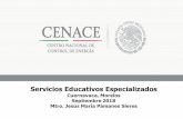 Servicios Educativos Especializados - Gob · 2018-09-19 · ENERGÍA [CENACE], se desincorpora de la CFE y el 9 de marzo de 2015 se publica en el Diario Oficial de la Federación