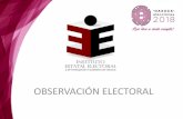Presentación de PowerPoint para Observación... · • Dirección Ejecutiva de Educación Cívica y Participación Ciudadana • Dirección Ejecutiva de Partidos Políticos y Candidaturas