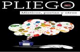 PLIEGO - AlianzaJM · Mi amigo me había dado a leer un trabajo suyo sobre Ernesto Cardenal donde explicaba que ese poeta nicaragüense había entrado en la Trapa porque sentía que