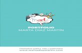 PORTFOLIO - martadiazmartin.com€¦ · PORTFOLIO MARTA DêAZ MARTêN Dise adora gr Þca, web y publicitaria