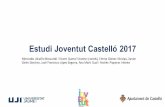 Estudi Joventut Castelló 2017 · Enquesta Joventut de Castelló 2017 i elaboració pròpia. Gimnasia, musculación… 34,5% Artes marciales y deportes de contacto; 3,5% Correr, nadar