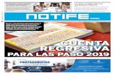 Cuenta regresiva - notife.comnotife.com/wp-content/uploads/2019/02/NOTIFE20190226_baja.pdf · Cuenta regresiva para las pasO 2019 ... A. Colón y Logia (en Santa Fe), lle- ... Cristina