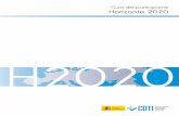 Guía del participante Horizonte 2020media.utp.edu.co/vicerrectoria-de-investigaciones... · El objeto de esta guía es proporcionar información general de Horizonte 2020, así como