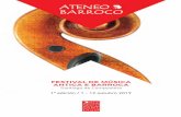 FESTIVAL DE MÚSICA ANTIGA E BARROCA Santiago de … · 2019-09-26 · O festival Ateneo Barroco toma como punto de par-tida as músicas antigas e do Barroco, músicas que ben poden