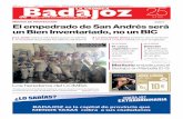 un Bien Inventariado, no un BIC - est.zetaestaticos.com · La Crónica de Badajoz 3 25 DE FEBRERO DEL 2019 LUNES BADAJOZ A. M. ROMASANTA lcb@elperiodico.com BADAJOZ L a Junta de Extremadura