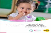Por una primera generación de niños sin desnutrición crónica · En Nariño, la desnutrición crónica en menores de 5 años es del 16.9%, superior al promedio nacional (13.2%).
