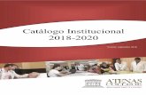 Catálogo Institucional 2018-20 1... · 2019-03-25 · Catálogo Institucional 2018-20 2 Este catálogo 2018-2020 es publicado por Atenas College, PO Box 365, Manatí, Puerto Rico