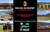 II CAMPUS AC MILAN CANTABRIA - Finca El Mazo Milan.pdf · Actividades deportivas y de multiaventura supervisadas por expertos Actividades de ocio dirigidas 1 Excursión a media tarde