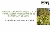 R. García, M. Rodríguez, A. Calleja · 2016-05-09 · 1c . Nº de tallos . Peso de 20 tallos (MS) 2c . 3c . 5 años . 20 años . Pastoreo . NO . Regresión lineal múltiple ...