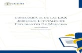 CONCLUSIONES DE LAS LXX - medicosypacientes.com conclusi… · La Facultad de Medicina de la Universitat de Lleida acogió entre el 16 y 20 de octubre las LXX Jornadas Estatales de