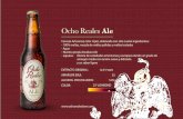 Ocho Reales Ale · Ocho Reales Ale Cerveza Artesanal, color rojizo, elaborada con sólo cuatro ingredientes: - 100% maltas, mezcla de maltas pálidas y maltas tostadas - Agua - Nuestra