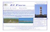 El Faro - WordPress.com...El Faro Volumen 6, N° 2 (Lo llaman Cayo Borracho por las agitadas aguas que lo rodean y que provocan mareos cercanos a la embriaguez). Arriba del faro, se