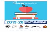 2019-20ESCUELAS SECUNDARIAS CATÁLOGO DE CURSOS DE · 2020-03-30 · R.A. Brown Evergreen Hillsboro Online Poynter South Meadows Academy Groner K-8. 2019-20 Catálogo de cursos de