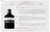FDC reserva 2015 - Bodegas Ramon Bilbao · Ramón Bilbao Reserva se elabora a partir de las uvas procedentes de nuestros viñedos de Rioja Alta, para expresar el carácter de está