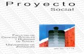 Proyecto - Revista de Relaciones Laborales.proyectosocial.unizar.es/n14/ProyectoSocialN14.pdf · Revista Proyecto Social Facultad de Ciencias Sociales y Humanas, Universidad de Zaragoza