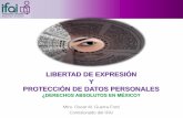 LIBERTAD DE EXPRESIÓN Y PROTECCIÓN DE DATOS …inicio.ifai.org.mx/presentaciones/LibExyPDP10032015.pdf · Con las nuevas tecnologías las formas de informar han evolucionado •La