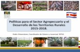 Políticas para el Sector Agropecuario y el Desarrollo de los …drco-mag.yolasite.com/resources/PRESENTACION POLITICA... · 2018-08-22 · Seguridad y Soberanía Alimentaria y Nutricional