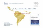 Centro Latinoamericano para la Competitividad y el ......Cambios en los Pilares de Competitividad * Muestra constante Fuente: Informe de Competitividad Global 2013; 2014 del Foro Económico